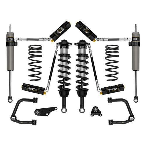ICON 24 TACOMA 1.25-3" STAGE 5 SUSPENSION SYSTEM TUBULAR OVERLAND REAR COILS 