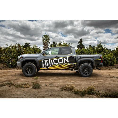 ICON 24 TACOMA 1.25-3" STAGE 12 SUSPENSION SYSTEM TUBULAR OVERLAND REAR COILS 