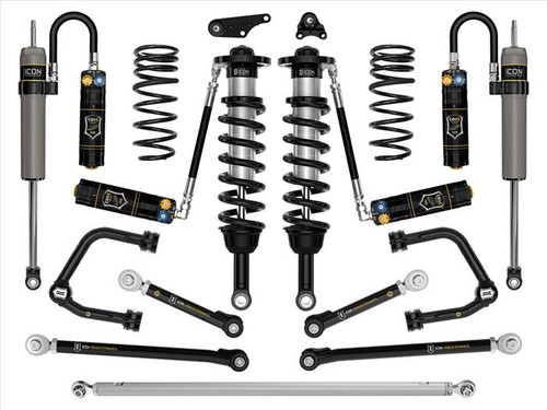 ICON 24 TACOMA 1.25-3" STAGE 12 SUSPENSION SYSTEM TUBULAR OVERLAND REAR COILS