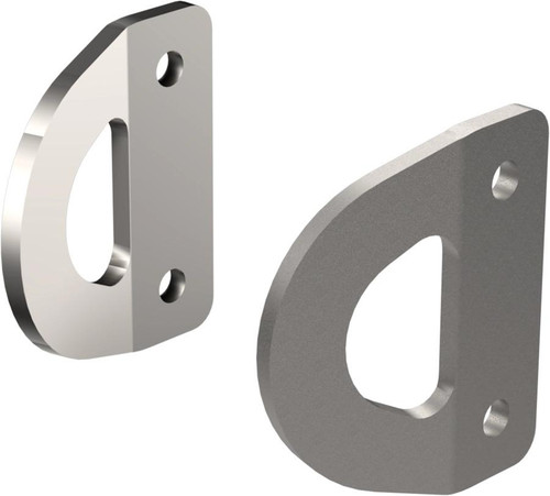  Ex-Guard Oversized Stainless Steel Tow Hooks, 3/8", Tumbled Finish 