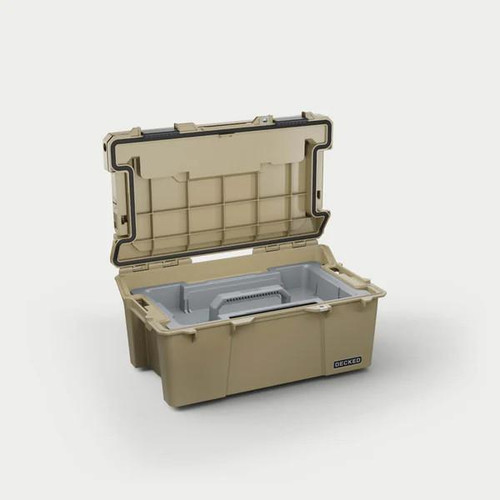 DECKED Sixer 16 - D-co Case - includes one D-Co tray - tan with black latches 