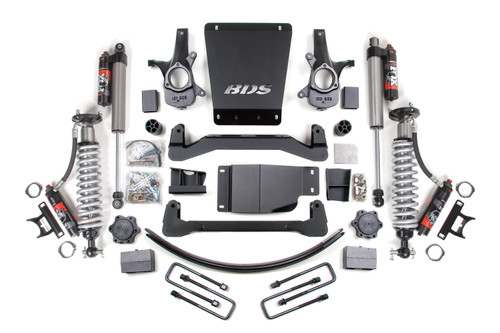 6 Inch Lift Kit | FOX Performance Elite Coilover | Chevy Silverado or GMC Sierra 1500 (07-13) 4WD | Block Kit and Add-A-Leaf / FOX 2.5 Performance Elite