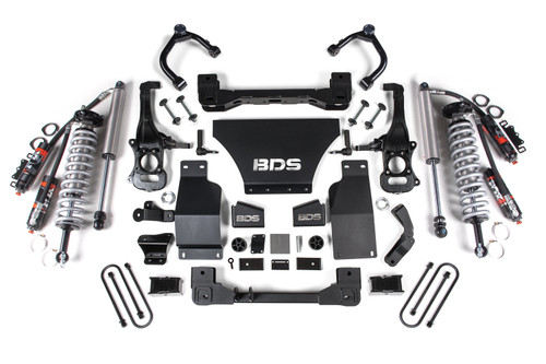 4 Inch Lift Kit | FOX Coil-Over | Chevy Silverado or GMC Sierra 1500 (25-26) 4WD | Gas | FOX 2.5 Performance Elite Coil-Over / FOX 2.5 Performance Elite Series Shock
