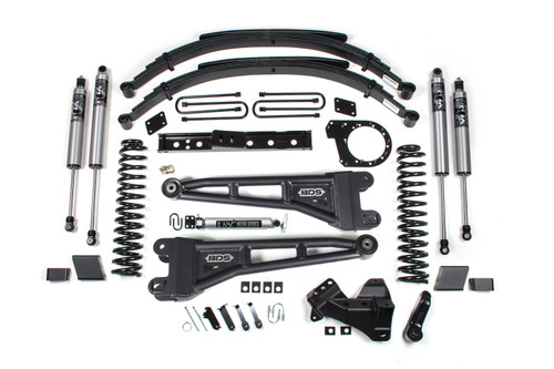7 Inch Lift Kit w/ Radius Arm | Ford F250/F350 Super Duty (23-26) 4WD | Diesel | Leaf Springs / FOX 2.5 Performance Series HTO