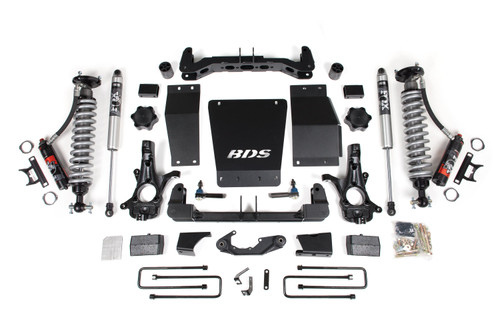4 Inch Lift Kit | FOX 2.5 Performance Elite Coilover | Chevy Silverado or GMC Sierra 1500 (14-18) 4WD | Block Kit / FOX 2.0 Performance Series / Cast Steel
