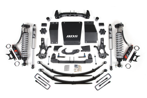 6 Inch Lift Kit | FOX 2.5 Performance Elite Coilover | Chevy Silverado or GMC Sierra 1500 (14-18) 4WD | Leaf Springs / FOX 2.0 Performance Series / Aluminum / Stamped Steel