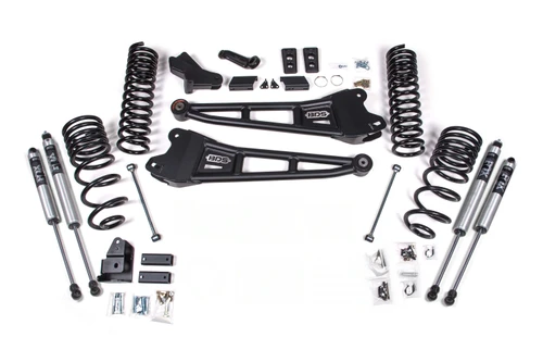 4 Inch Lift Kit w/ Radius Arm | Ram 2500 (25-27) 4WD | Diesel | FOX 2.0 Performance Series