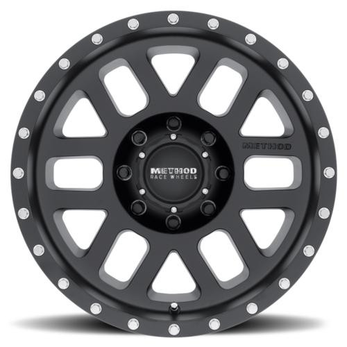 Method Wheels Method MR306 Mesh 18x9 -12mm Offset 8x170 130.81mm CB Matte Black Wheel 