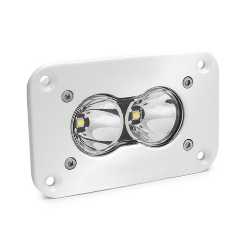 Baja Designs S2 Pro White Flush Mount LED Light Pod (Work/Scene; Clear) 