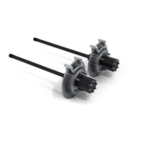 TeraFlex 07-18 Wrangler JK TeraCRD60 Rear Axle 8-Lug Full-Float Conversion & Slotted Big Rotors 3 Inch OD TeraFlex 