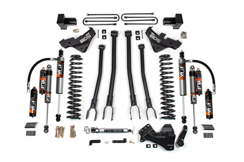 5 Inch Lift Kit w/ 4-Link | Ford F250/F350 Super Duty (23-26) 4WD | Gas | 3 Inch Block Kit w/o Overload / FOX 2.5 Performance Elite