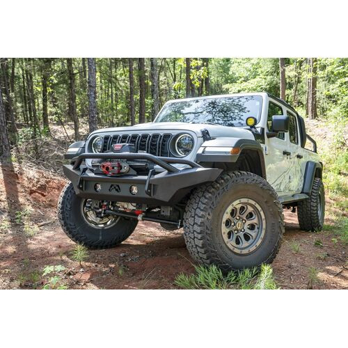 Lifestyle Winch Bumper w/Pre-Runner Guard Plate Steel Bare JL24-B5052-B