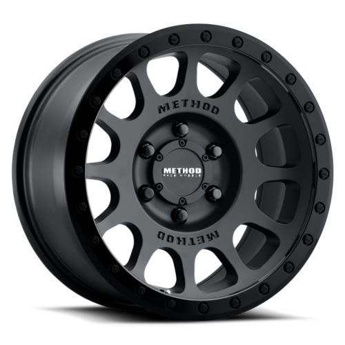 Method Wheels Method MR305 NV 18x9 18mm Offset 8x170 130.81mm CB Matte Black/Gloss Black Lip Wheel 