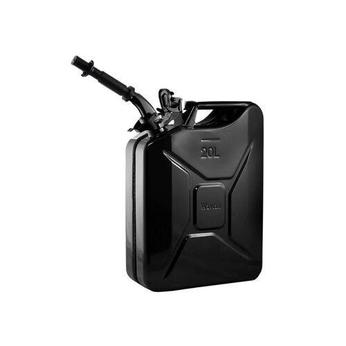 Wavian 20l Black Fuel Jerry Can w/ Spout 