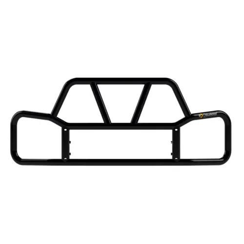  Ex-Guard Extreme-Duty, Medium-Height Coverage Grille Guard for 2013-Newer Ford Transit Van, Black EVRCoat PVC Finish. Includes Mounting Bracket. 