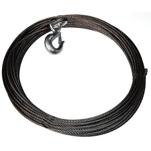  WARN WIRE ROPE ASSEMBLY 3/8 Inch Diameter x 125 Foot Length 23674 
