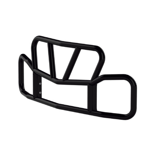 Ex-Guard Extreme-Duty, Medium-Height Coverage Grille Guard for 2019-Newer Mercedes-Benz Sprinter Van, Black EVRCoat PVC Finish. Includes Mounting Bracket.