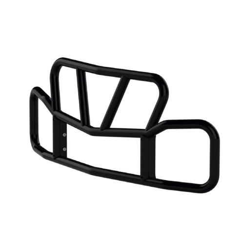  Ex-Guard Extreme-Duty, Medium-Height Coverage Grille Guard for 2019-Newer Mercedes-Benz Sprinter Van, Black EVRCoat PVC Finish. Includes Mounting Bracket. 