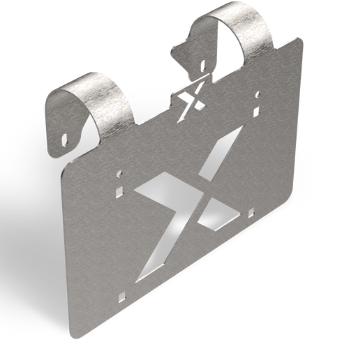Ex-Guard Brushed Stainless Steel License Plate Bracket