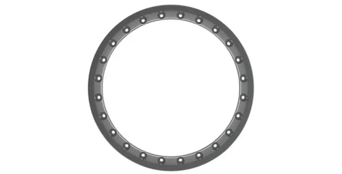 American Expedition Vehicles AEV Katmai DualSport Wheel Beadlock Ring Kit 18" - Onyx 20402151AA 