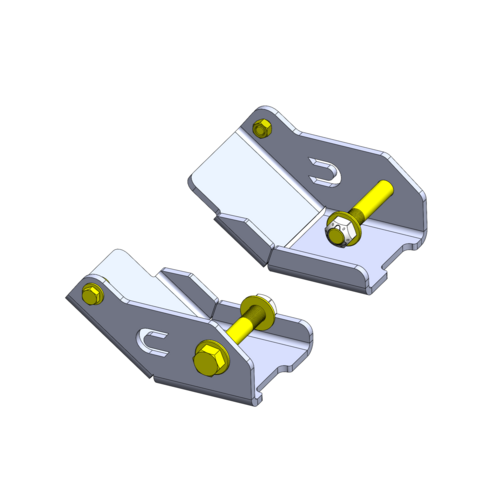 Jeep Gladiator Rear Lower Control Arm Bracket Skid Plate (2020+, JT)