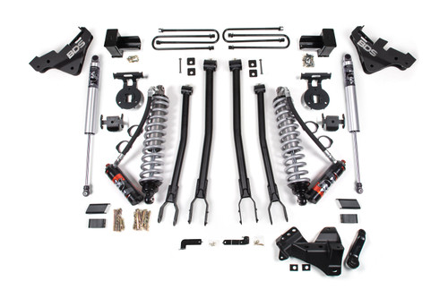 4 Inch Lift Kit w/ 4-Link | FOX 2.5 Coilover Conversion - Performance Elite | Ford F450 Super Duty (20-22) 4WD | FOX 2.5 Performance Series