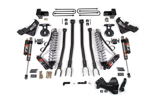 4 Inch Lift Kit w/ 4-Link | FOX 2.5 Coilover Conversion - Performance Elite | Ford F450 Super Duty (23-26) 4WD | FOX 2.5 Performance Series