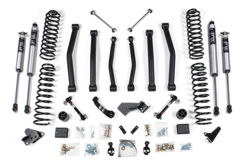 BDS Suspension 4 Inch Lift Kit | Jeep Wrangler JK (07-11) 2-Door | FOX 2.0 Performance Series / Disconnects 