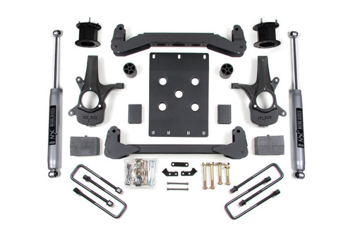 4.5 Inch Lift Kit | Chevy Silverado or GMC Sierra 1500 (07-13) 2WD | Leaf Springs / FOX 2.0 Performance Series
