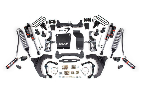 6.5 Inch Lift Kit | FOX 2.5 Coilover Conversion | Chevy Silverado or GMC Sierra 2500HD/3500HD (11-19) | Diesel | 5 Inch Block Kit w/ Overload / FOX 2.5 Performance Elite