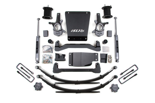 6 Inch Lift Kit | Chevy Silverado or GMC Sierra 1500 (07-13) 4WD | Leaf Springs / NX2 Nitro Series