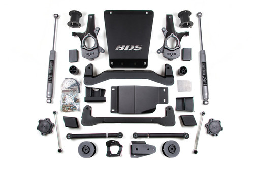 4.5 Inch Lift Kit | Chevy/GMC Avalanche, Suburban, Tahoe, or Yukon 1500 (07-14) 4WD | 2 Inch Coil Spacer / NX2 Nitro Series