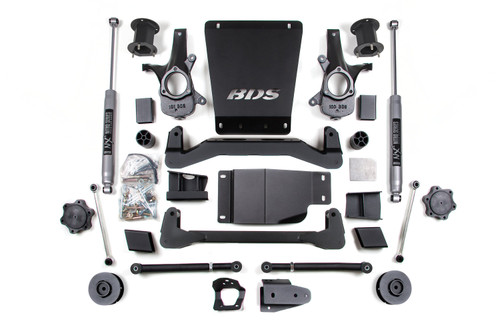 4.5 Inch Lift Kit | Chevy/GMC Avalanche, Suburban, Tahoe, or Yukon 1500 (07-14) 4WD | 3 Inch Coil Spacer / NX2 Nitro Series