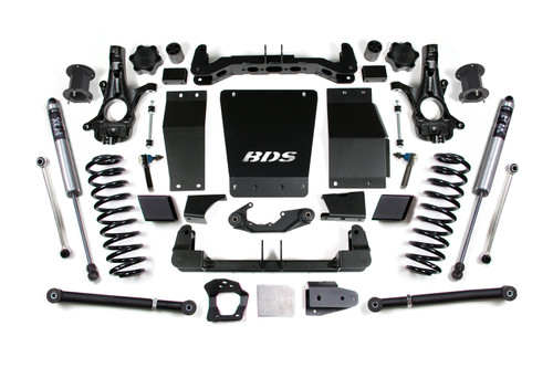 6.5 Inch Lift Kit | Chevy/GMC Avalanche, Suburban, Tahoe, or Yukon 1500 (15-20) 4WD | FOX 2.0 Performance Series / Cast Steel