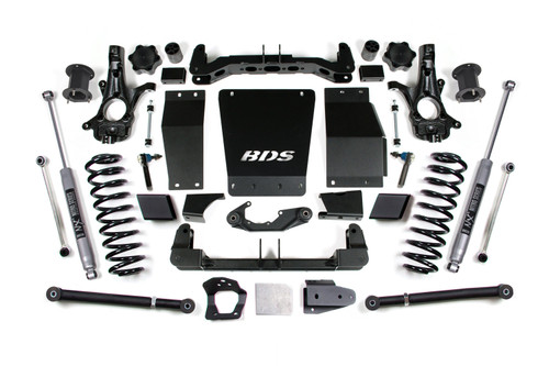 BDS Suspension 6.5 Inch Lift Kit | Chevy/GMC Avalanche, Suburban, Tahoe, or Yukon 1500 (15-20) 4WD | NX2 Nitro Series / Aluminum / Stamped Steel 