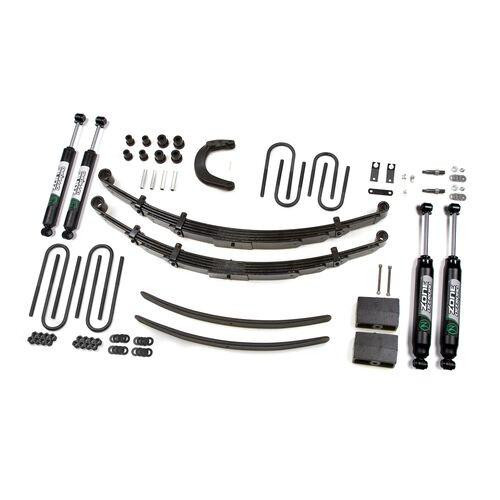 Zone Offroad 77-87 Chevy 3/4 Ton 6 Inch Leaf Spring Lift Kit With Fox Shocks Zone Offroad 