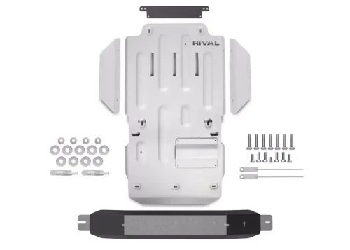 Rival RIVAL Aluminum Transmission and Transfer Case Skid Plate 
