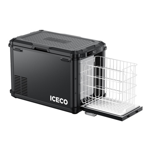ICECO VL45Plus Single Zone 3 Way Access 12V Portable Freezer | ICECO | 44 QT | 41 LT | Black 