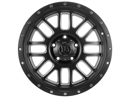 ICON ALLOYS ALPHA SAT BLK MILL WIN - 20 X 9 / 5 X 150 / 16MM / 5.625" BS