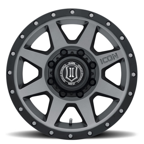 ICON ALLOYS REBOUND HD TITANIUM -18 x 9 / 8 x 170 / 6MM / 5.25" BS