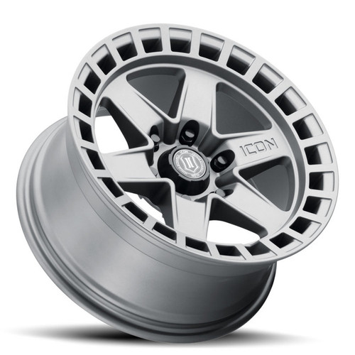 ICON ALLOYS RAIDER TITANIUM - 17 X 8.5 / 6 X 5.5 / 0 MM / 4.75" BS