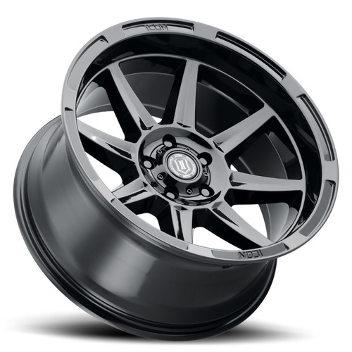 ICON ALLOYS BANDIT GLS BLACK - 20x10 / 5x5 / -24MM / 4.5" BS