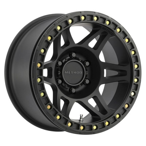 Method Wheels Method MR106 Beadlock 17x9 -44mm Offset 6x5.5 108mm CB Matte Black w/BH-H24125 Wheel 