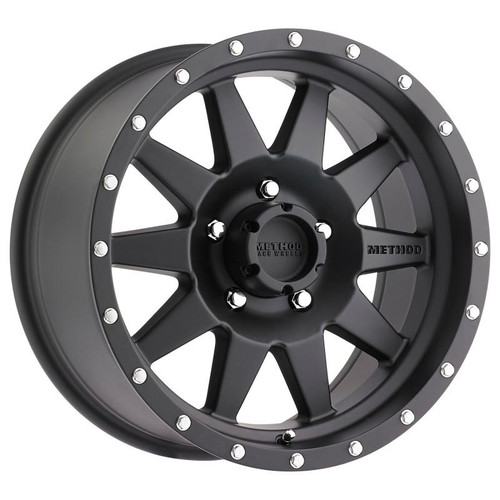 Method Wheels Method MR301 The Standard 18x9 +18mm Offset 5x150 116.5mm CB Matte Black Wheel 