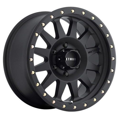 Method Wheels Method MR304 Double Standard 15x8 -24mm Offset 6x5.5 108mm CB Matte Black Wheel 