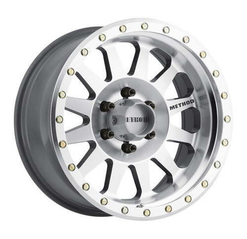 Method Wheels Method MR304 Double Standard 17x8.5 0mm Offset 6x135 94mm CB Machined/Clear Coat Wheel 