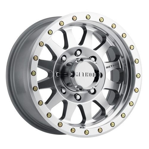 Method Wheels Method MR304 Double Standard 17x8.5 0mm Offset 8x170 130.81mm CB Machined/Clear Coat Wheel 