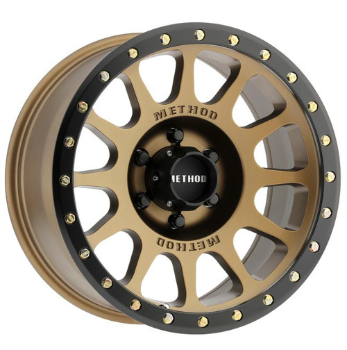 Method Wheels Method MR305 NV 20x9 +18mm Offset 6x135 94mm CB Method Bronze/Black Street Loc Wheel 