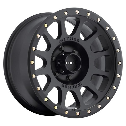 Method Wheels Method MR305 NV 20x9 +18mm Offset 6x5.5 108mm CB Matte Black Wheel 