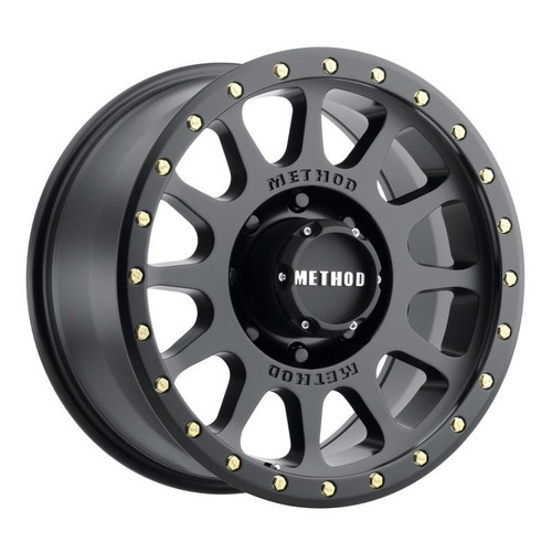 Method Wheels Method MR305 NV 20x9 +18mm Offset 8x6.5 130.81mm CB Matte Black Wheel 
